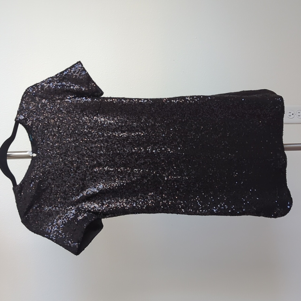 Soprano Black Sequin Dress Size Small